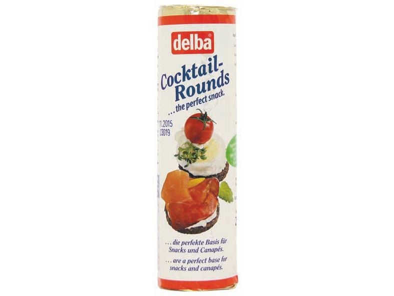 [2136355] Delba Pumpernickel Cocktail-Rounds 280 g