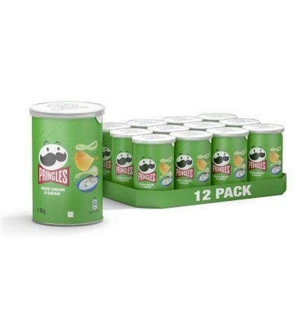 Pringles Chips Sour Cream & Onion 12 x 70 g