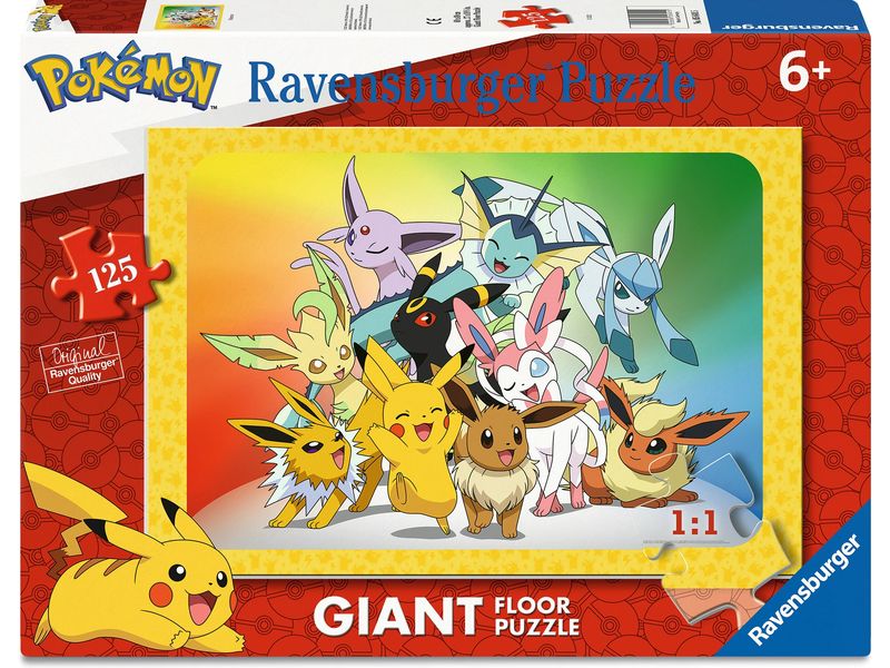 Ravensburger Kinderpuzzle Pokemon 125 Riesen-Teile