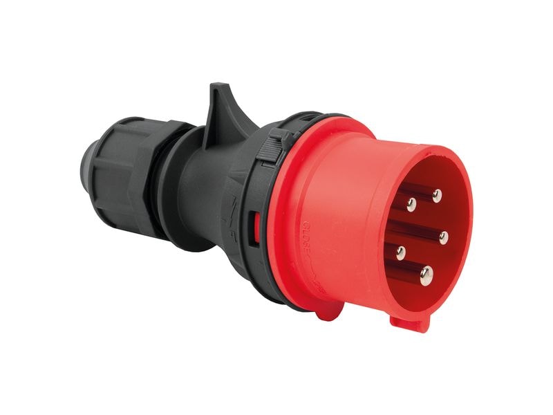 STEFFEN CEE Stecker 16/5 IP44 400 V 6h vernickelt