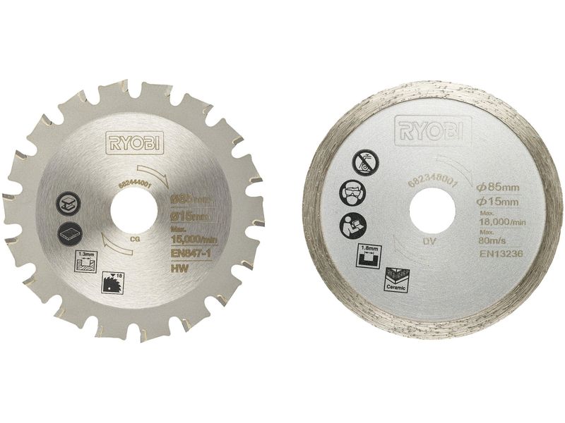 RYOBI Sägeblätter-Set RAKMMS02K