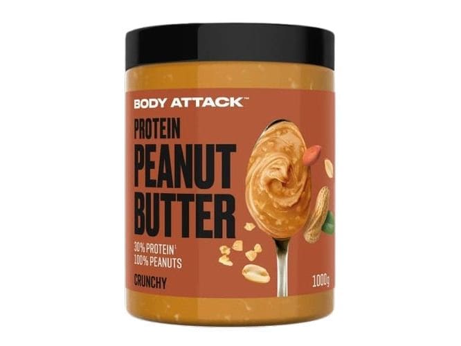 Body Attack Peanut Butter Erdnussbutter/Crunch, 1 x 1000 g