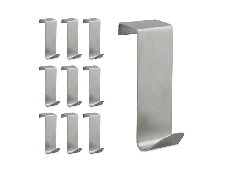relaxdays Türhaken Türhaken 3 kg, Silber