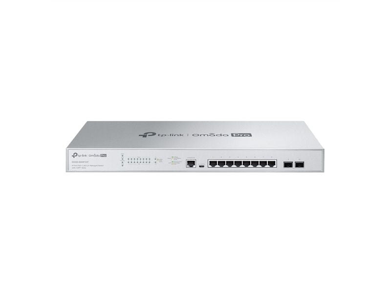 TP-Link PoE+ Switch Omada Pro S5500-8MHP2XF 10 Port (2xSFP+/8xRJ45)