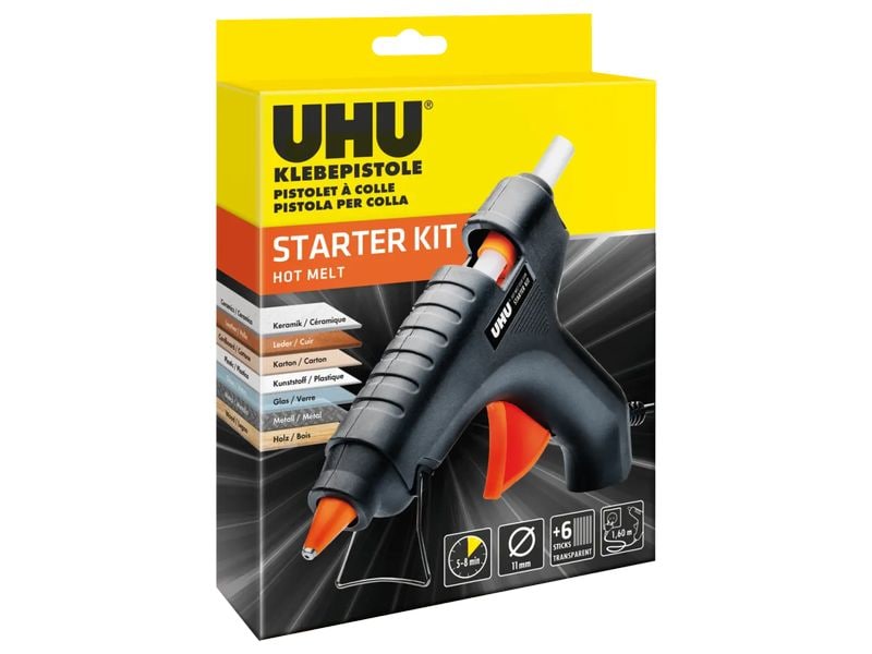 [2037681] UHU Heissklebepistole Starter Kit Schwarz