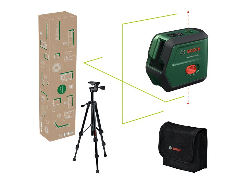 [2103186] Bosch Kreuzlinien-Laser AdvancedLevel 2G Set 15 m