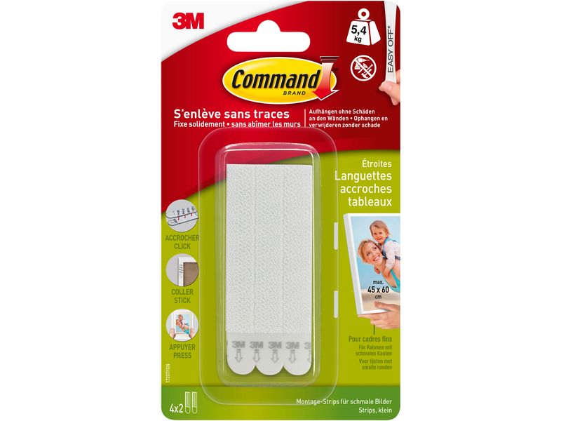 Command Command Bilderaufhängestreifen 5.4 kg, Weiss