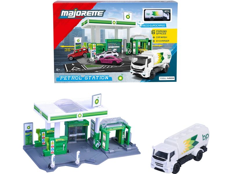 Majorette Petrol Station BP 1 Vehicle mit Autowaschanlage