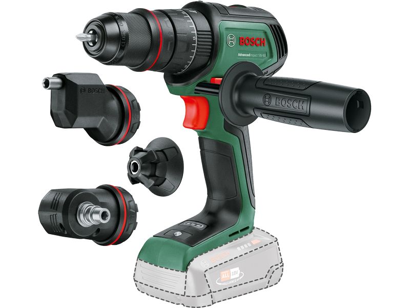 Bosch Akku-Schlagbohrmaschine AdvancedImpact 18 V-80 Quicksnap