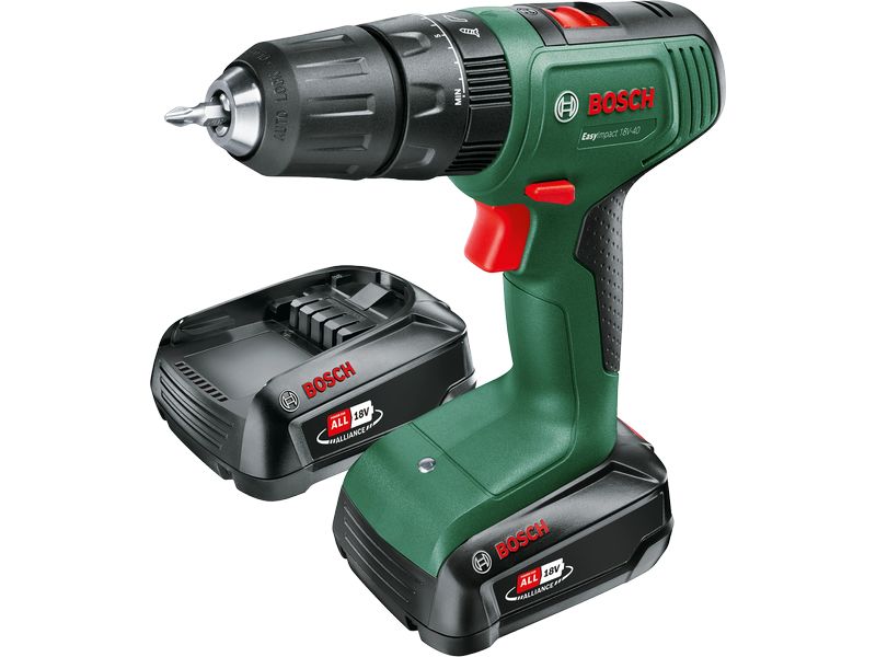 Bosch Akku-Bohrschrauber EasyImpact 18 V-40 2 x Akku