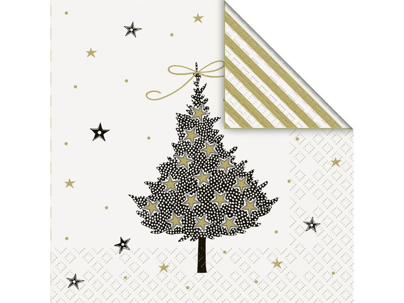 [2170853] Stewo Servietten Natala | 33×33 cm, weiss, 20 Stück