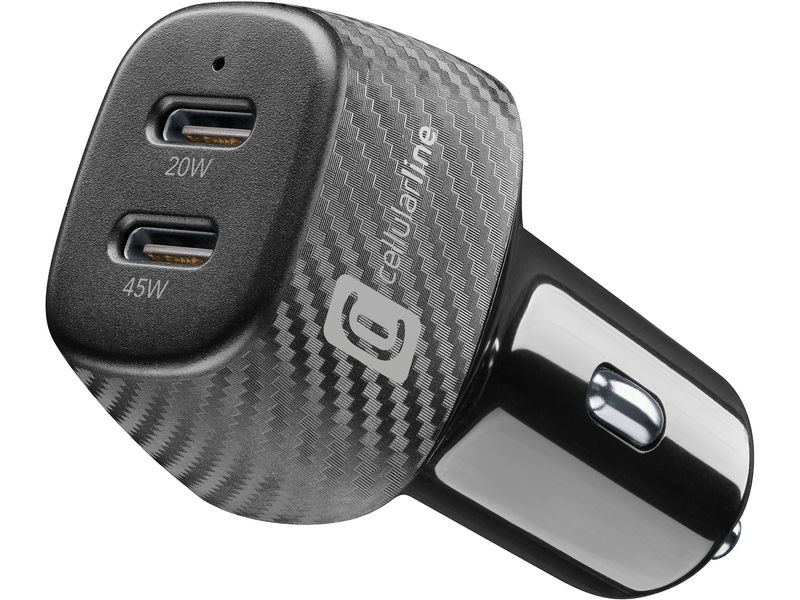 Cellular Line Multipower Hyper 2x USB-C 65 W Schwarz