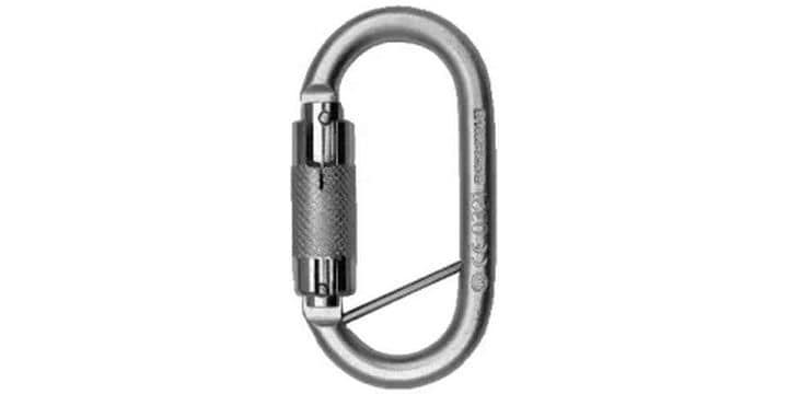 Ikar Double Action Karabiner aus Stahl mit Steg