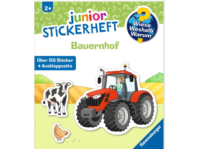 [2134050] Ravensburger Wieso? Weshalb? Warum? junior Stickerheft – Bauernhof