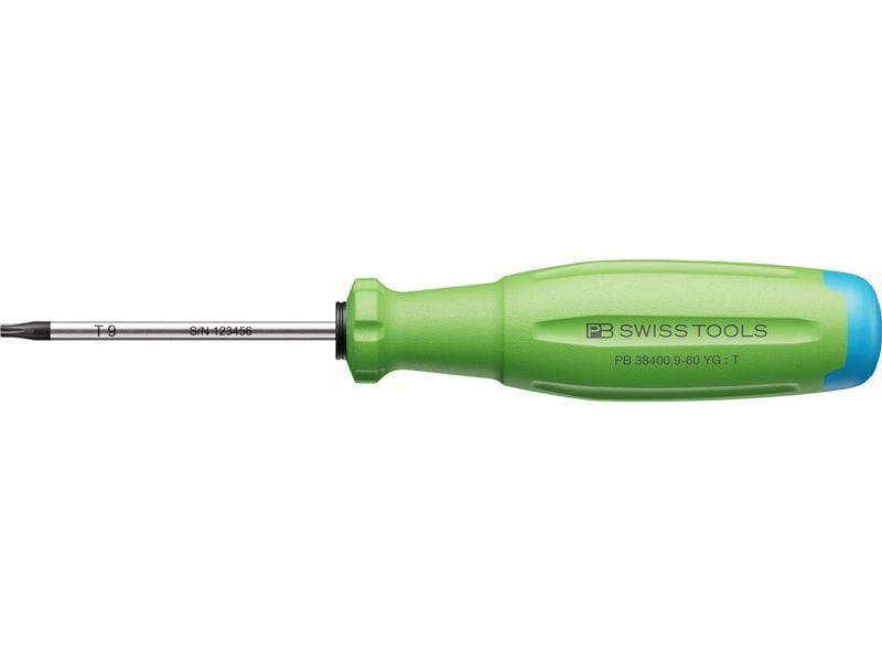PB Swiss Tools Schraubenzieher PB 38400.9-60 Torx hellgrün