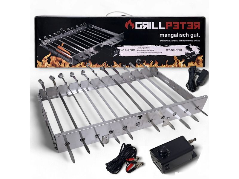[2050329] GRILLPETER Drehspiessaufsatz für 11 Spiesse