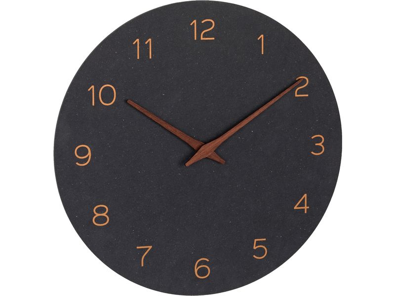 [2156125] TFA Dostmann Analoge Wanduhr Schwarz/Braun