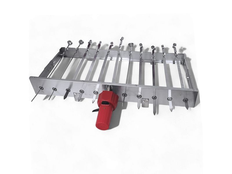 [2050328] GRILLPETER Schaschlik-Spiessdreher für 9 Spiesse mit USB-Motor