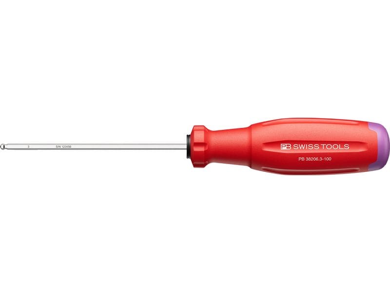 PB Swiss Tools Innensechskant-Schraubenzieher 38206 HEX 3 Innensechskant