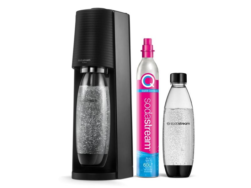 Sodastream Wassersprudler Terra Schwarz, Megapack