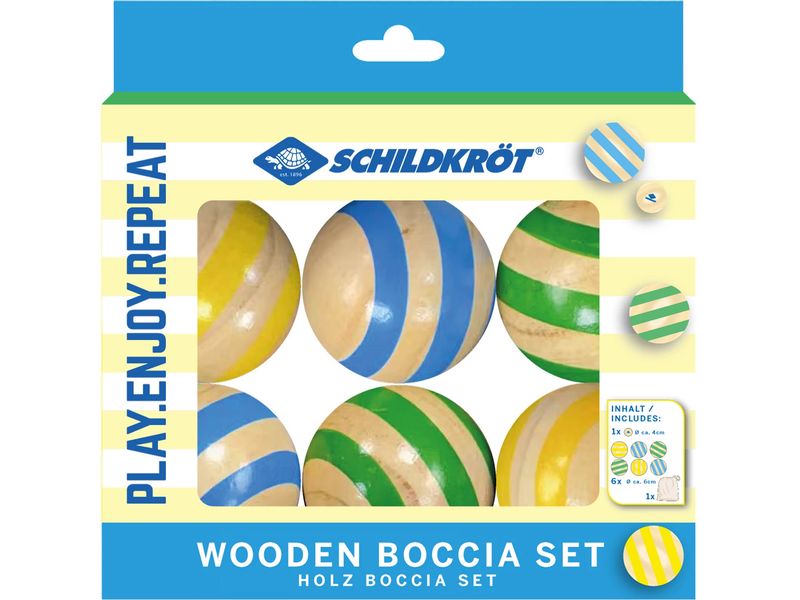 Schildkröt Funsports Schildkröt Wooden Boccia Set Pinienholz