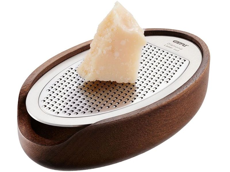 GEFU Käsereibe Parmezo Silber/Braun