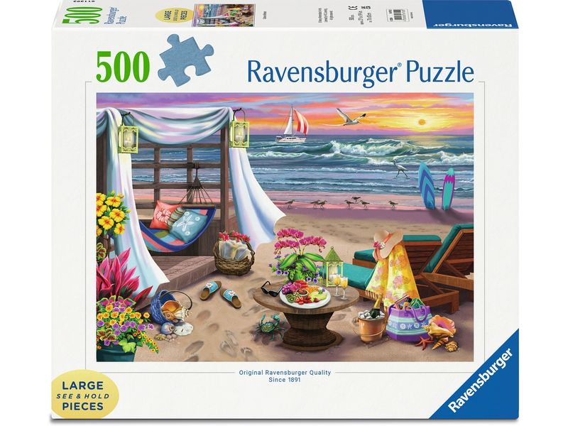 Ravensburger Puzzle Die Oase am Strand 500 Teile
