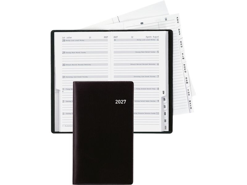 Biella Taschenagenda Bern Kein, 2027, Schwarz