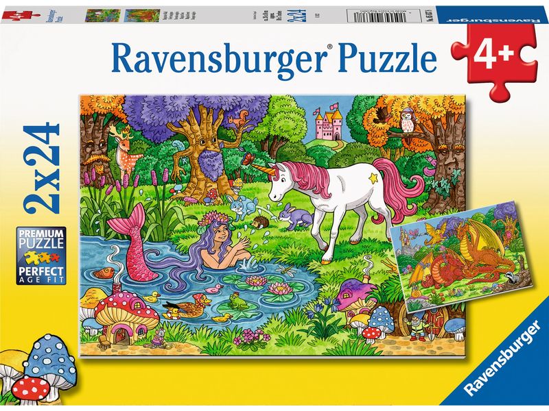 Ravensburger Puzzle Magischer Wald 2 x 24 Teile