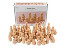 Creativ Company Holzartikel Kegelfigur 5-8 cm, 90 Stück