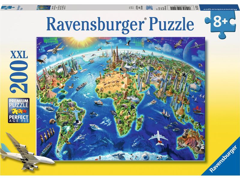 Ravensburger Puzzle Grosse, weite Welt 200 XXL Teile