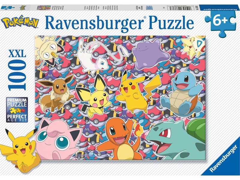 Ravensburger Puzzle Pokémon Bereit zu kämpfen! 100 XXL Teile