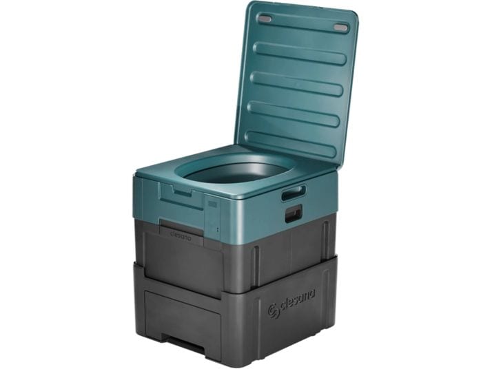 Clesana Verschweiss-Toilette X1 ProCharge Schwarz/Grün