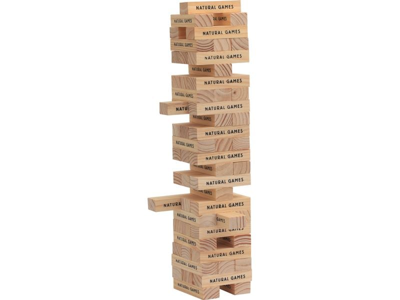 vedes CG Wackelturm mit 60 Spielsteine 60 Spielsteine aus Holz