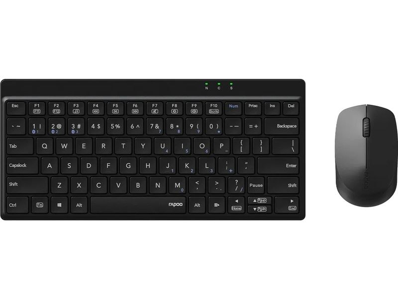 Rapoo Tastatur-Maus-Set 8000GT Kabellos, Multimode