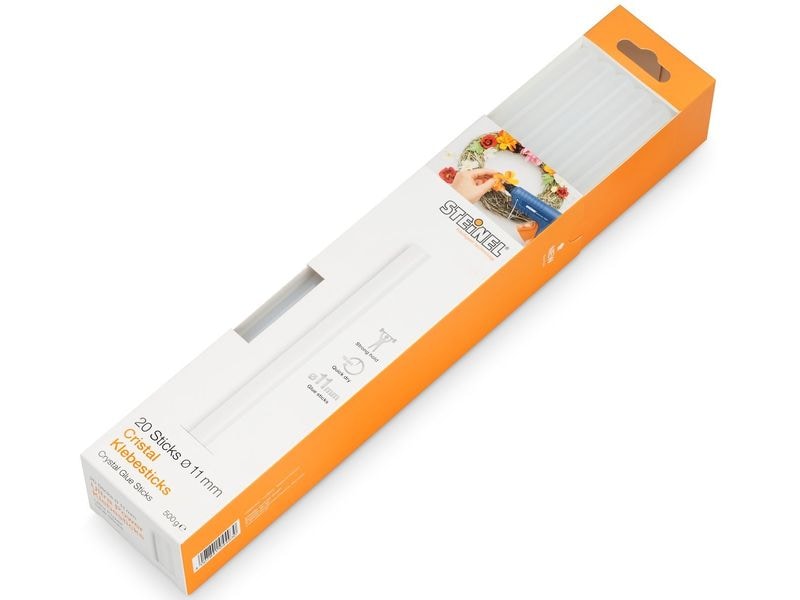 [2047686] Steinel Klebesticks Cristal 250 mm, 20 Sticks transparent, 500 g
