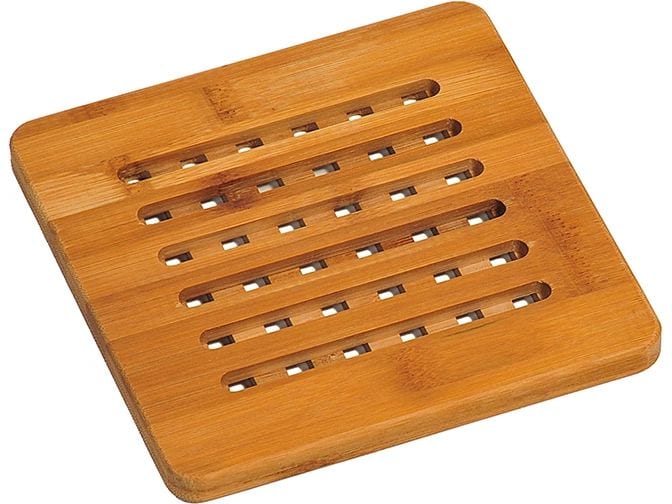 Kesper Topfuntersetzer Bambus quadratisch 19 x 19 cm