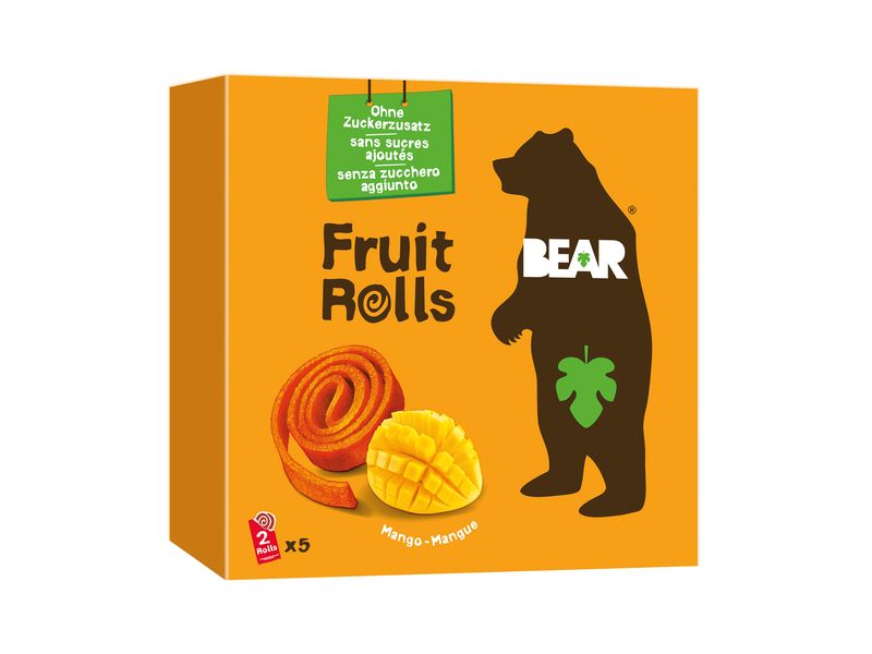 BEAR Gummibonbons Bear Fruit Rolls Mango 100 g