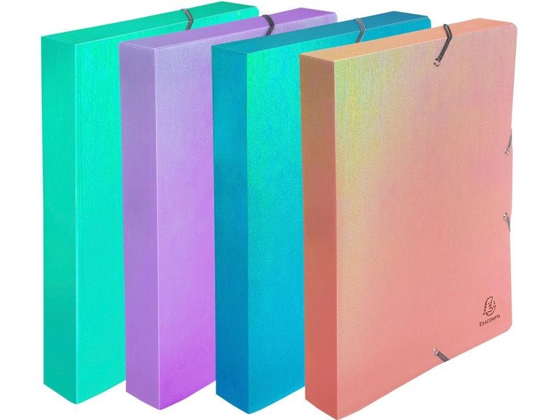 [2095253] Exacompta Archivbox Candy Tidy mit Gummizugverschuss assortiert