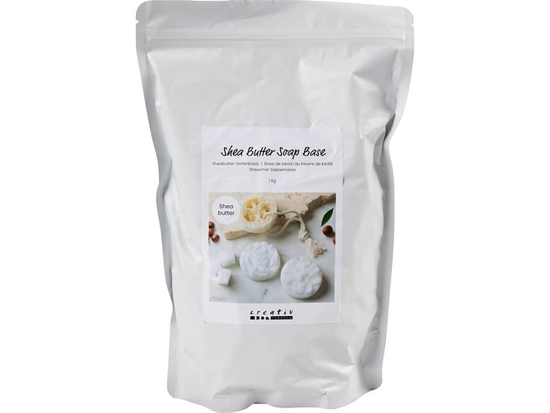 Creativ Company Kosmetik und Seifenzusatz Sheabutter-Seifenbasis 1000 g