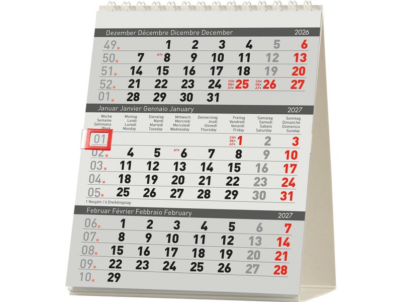 Biella Pultkalender Desktop Delta
