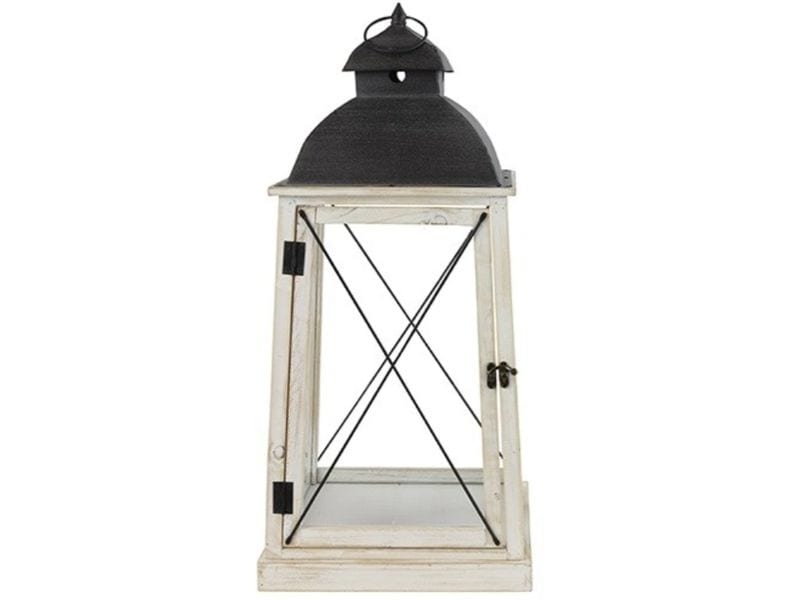 [2156429] CHALET Chalet Laterne Samara L 29 cm, Weiss