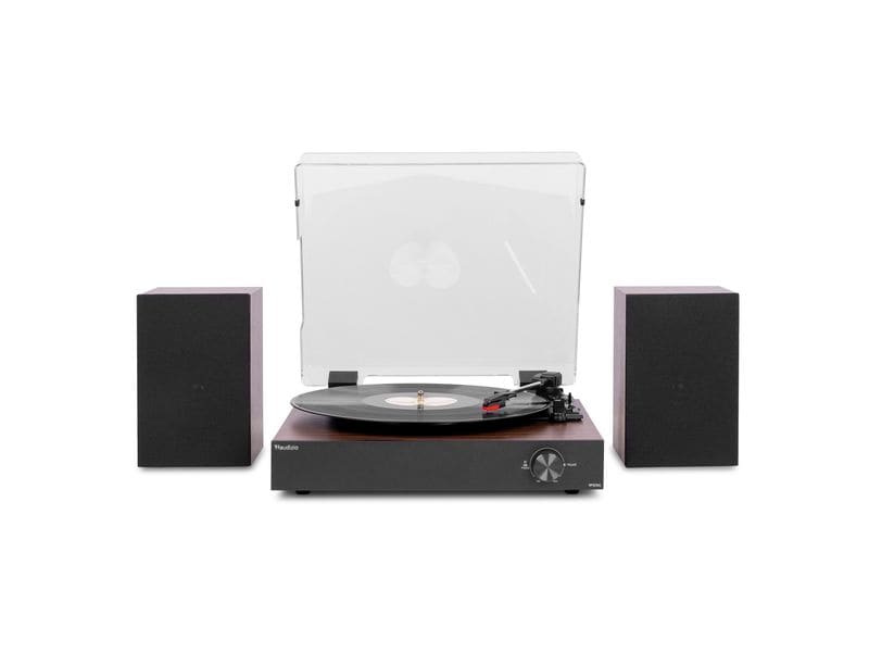 [2132087] Audizio Plattenspieler mit Bluetooth RP325W mit Lautsprecher, Braun
