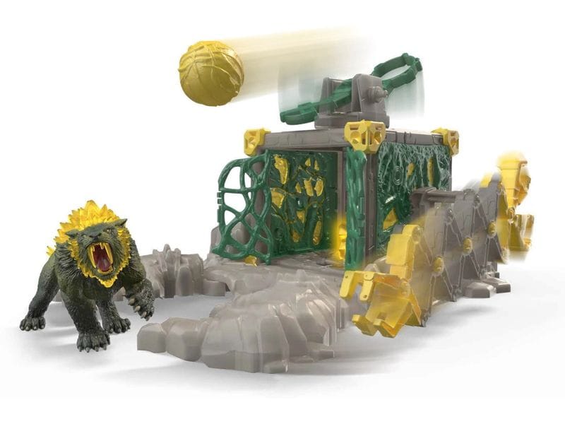Schleich Jungle Stronghold mit Katapult Greifarm und Falle