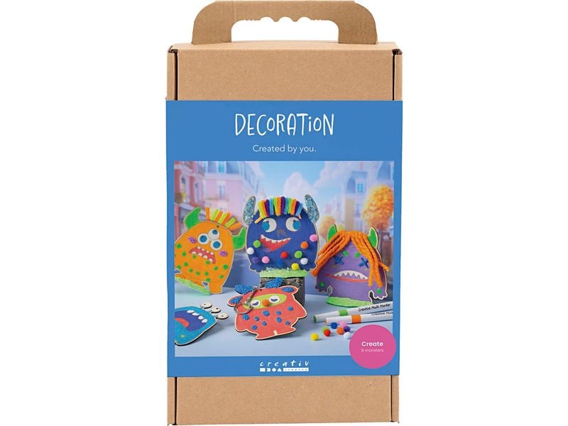 Creativ Company Bastelset - Dekoration, Monster