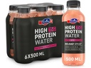 Emmi HIGH PROTEIN WATER Himbeere Holunder 6 x 500 ml
