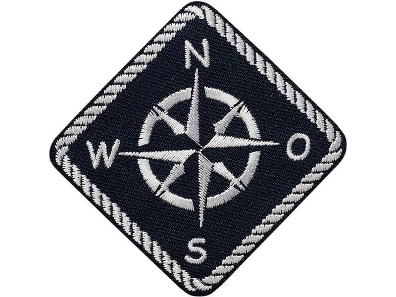 Mono-Quick Aufnäher Maritimer Kompass 1 Stück