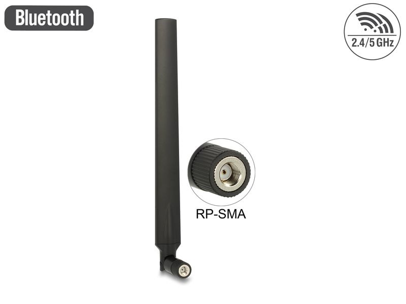 [2147846] Delock WLAN 802.11 ac Antenne RP-SMA St RP-SMA 7 dBi Rundstrahl