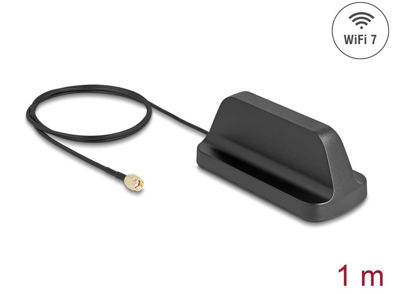 Delock WiFi 7 Antenne RP-SMA St RP-SMA 3.6 dBi Rundstrahl