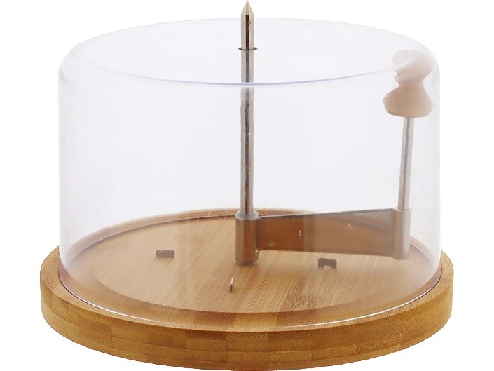 [2162937] Kesper Käsehobel Bambus Kunststoff Natur Braun
